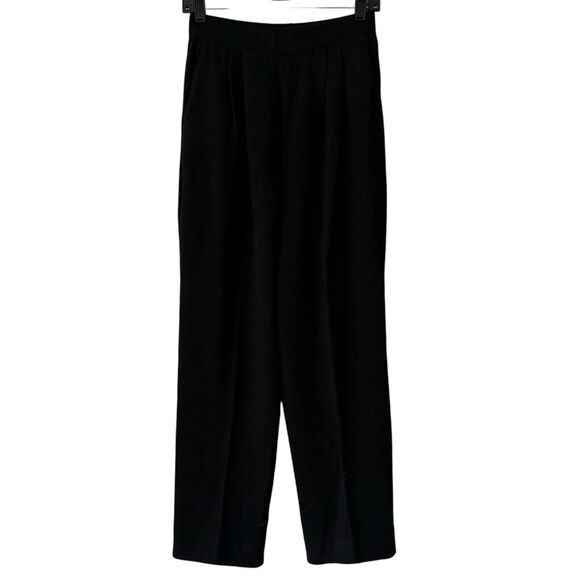 St. John Basics Santana Knit Pleated Front Pants Straight Leg‎